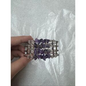 Amethyst Elastic Bracelet